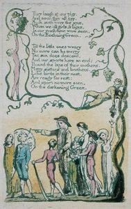 Il Verde Echeggiante, e Ridono al nostro gioco..., pl. 8 da Songs of Innocence